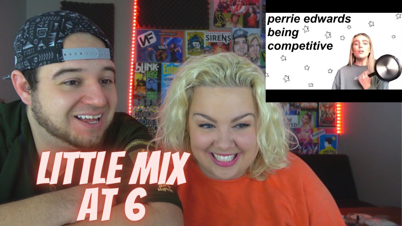 Little Mix Perrie Edwards Being Competitive For Seven Minutes Straight | COUPLE REACTION VIDEO