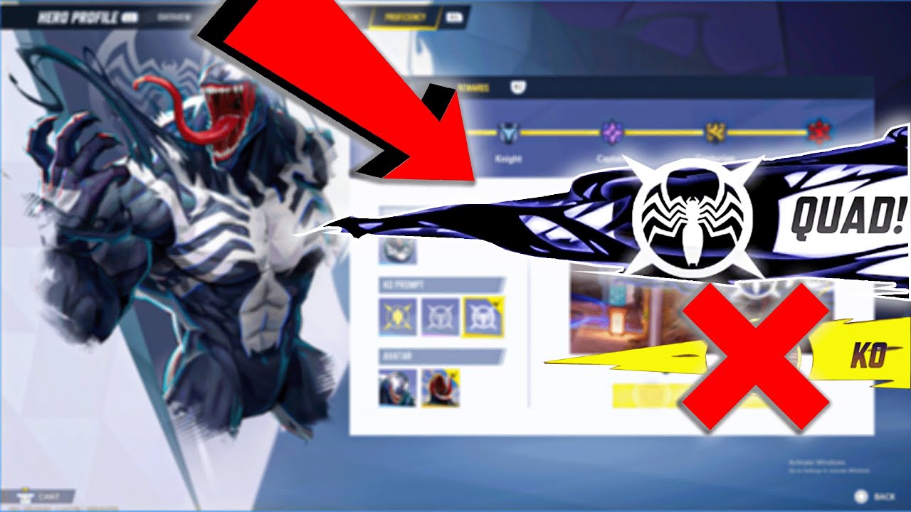 Venom Lord Rivals How To Get The Black KO Lord Venom Animation + Marvel Rivals Ranked 4k ...