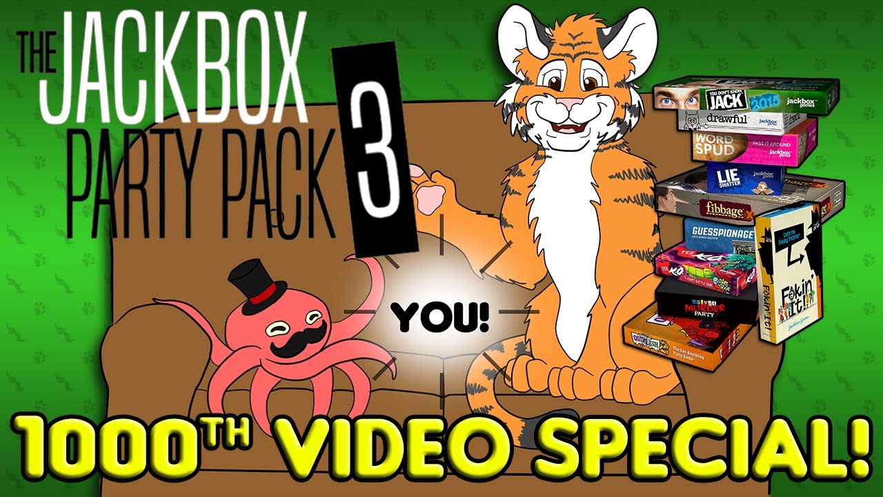 1000th VIDEO SPECIAL! - The Jackbox Party Pack 3 (Steam) - Livestream