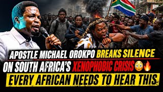 Apst Mike Breaks Silence Yesterday on the Brutal Xenophobic Attacks Agains Africans in South Africa😳