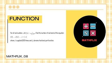 L2_For all real number x let f(x)=1/(1-x^2011)^1/2011. Find the number of real roots of the #shorts