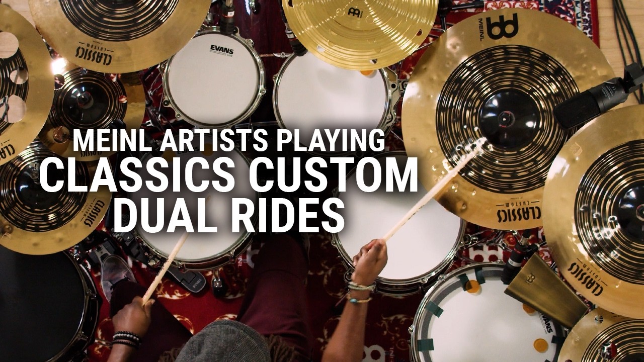 Meinl Cymbals Artists Playing Classics Custom Dual Rides