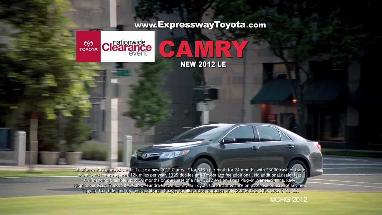 Toyota Nationwide Clearance Camry at Expressway Toyota in Dorchester ...