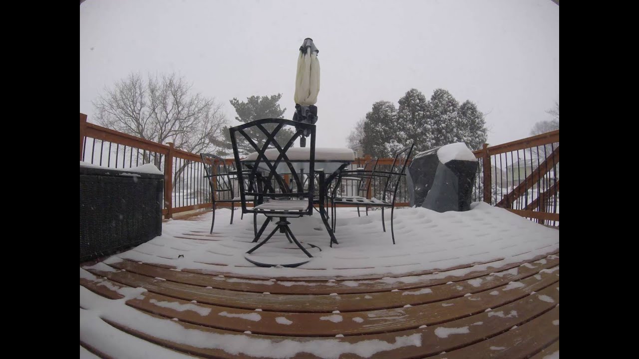 Winter Storm Jonas 2016 Timelapse - YouTube