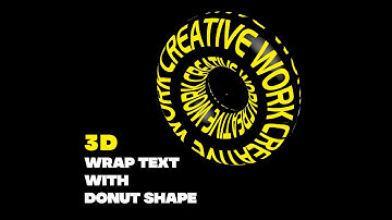 Warp Text To 3D Shapes in Adobe Illustrator | Graphic design | sayem rony