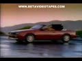 1986 chevy cavalier convertible commercial