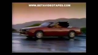 1986 Chevy Cavalier Convertible Commercial