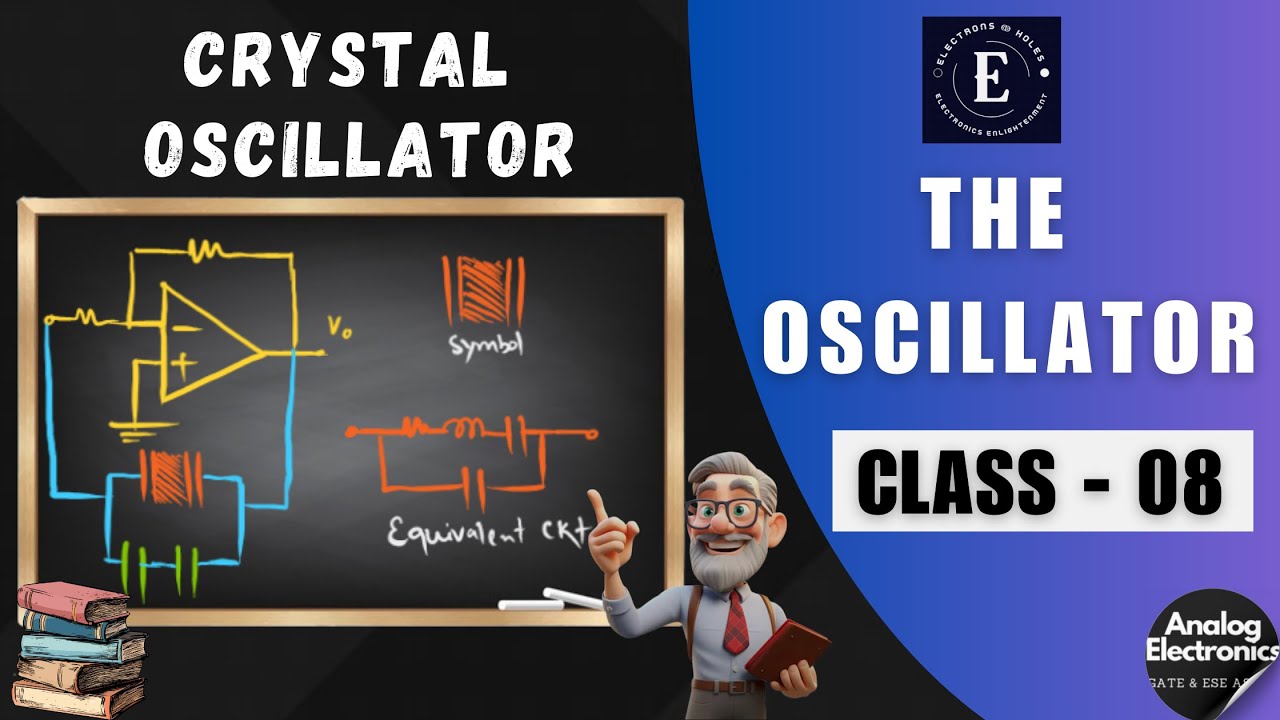 CLASS 08 🔄 CRYSTAL OSCILLATOR 🌟📈 #Oscillators, #OscillatorApplications ...