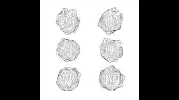 Noisy spheres. Draw by openFrameworks