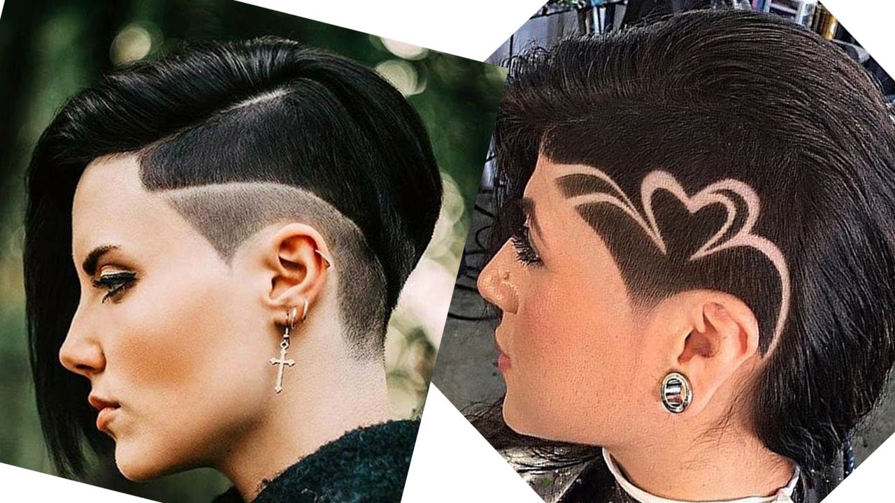 Extreme Buzz Cut for Women - Hair Tattoo (Undercut Pixie 