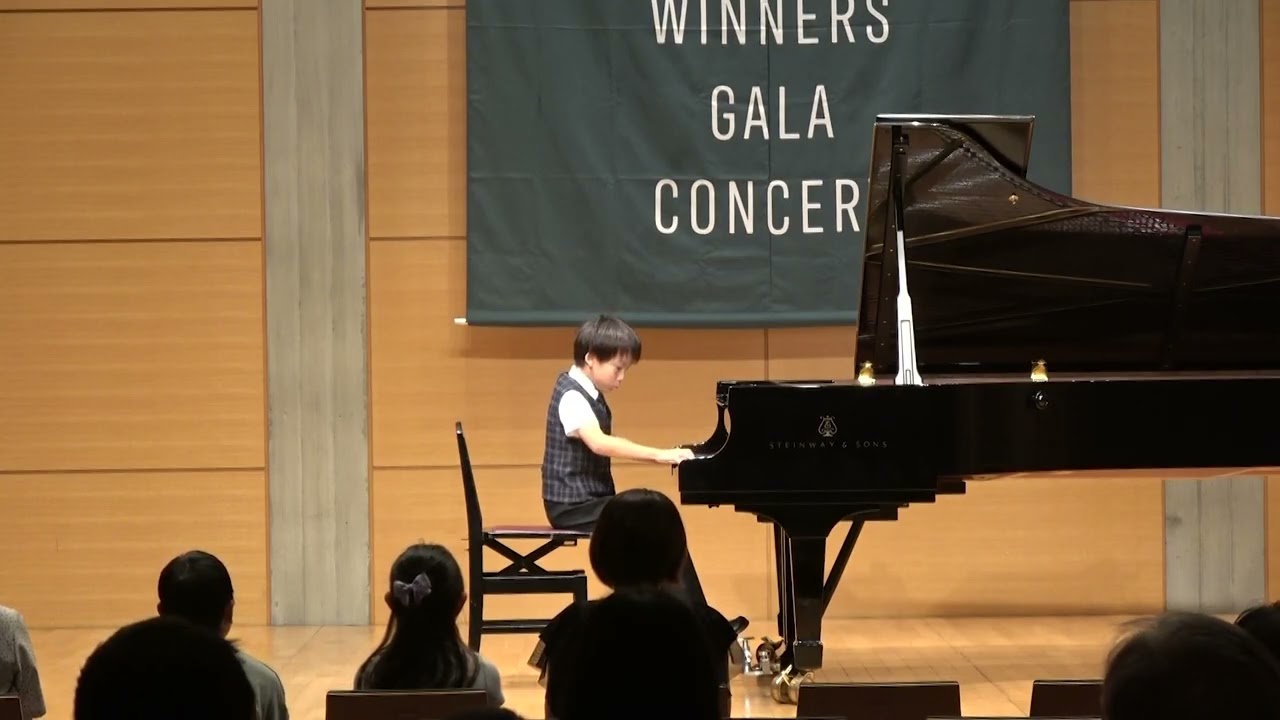 全日本ピアノコンクール2024 入賞者コンサート 小学生低学年部門 佐野