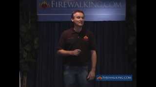 Testimonial by Brian Moore of Ireland on Firewalking