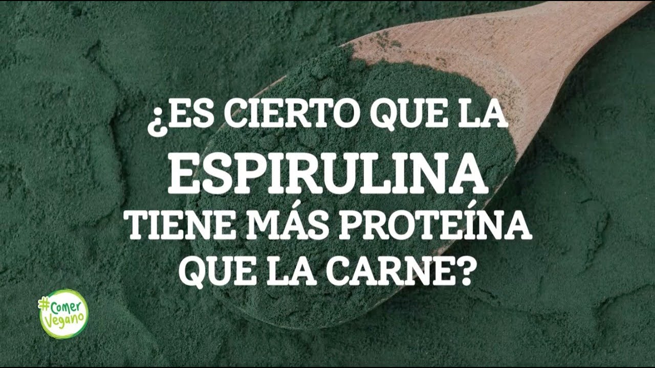 ¿ES CIERTO QUE LA ESPIRULINA TIENE MÁS PROTEÍNA QUE LA CARNE? | Todo sobre este superalimento...