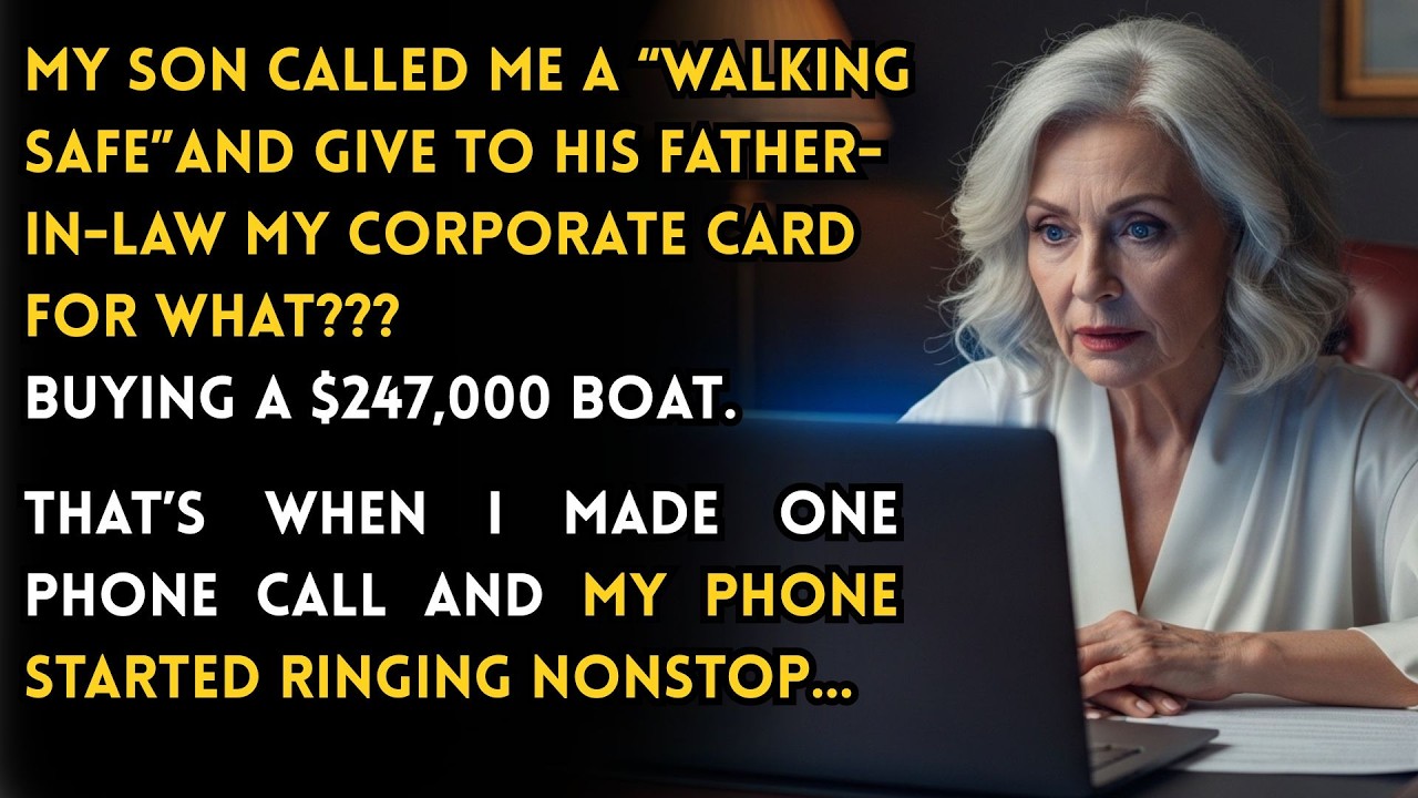 My Son Called Me a “Walking Safe.” I Closed the...