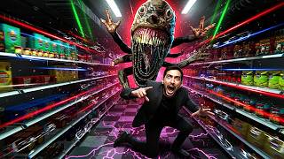 I Spent 24 Hours in a HORROR Supermarket... I Almost QUIT!