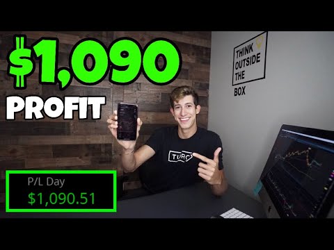 ,090 Profit Day Trading From My IPHONE