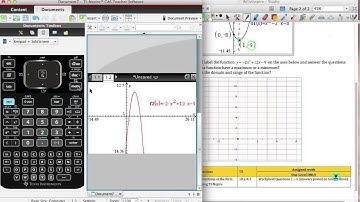 Graphing Parabolas - TI-Nspire - part 2