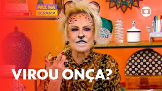 Ana Maria Braga vira onça e entra no clima de Pantanal! 😂💛 | Mais Você | TV Globo