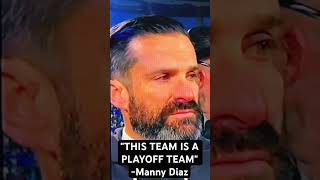 Manny Diaz Has Spoken