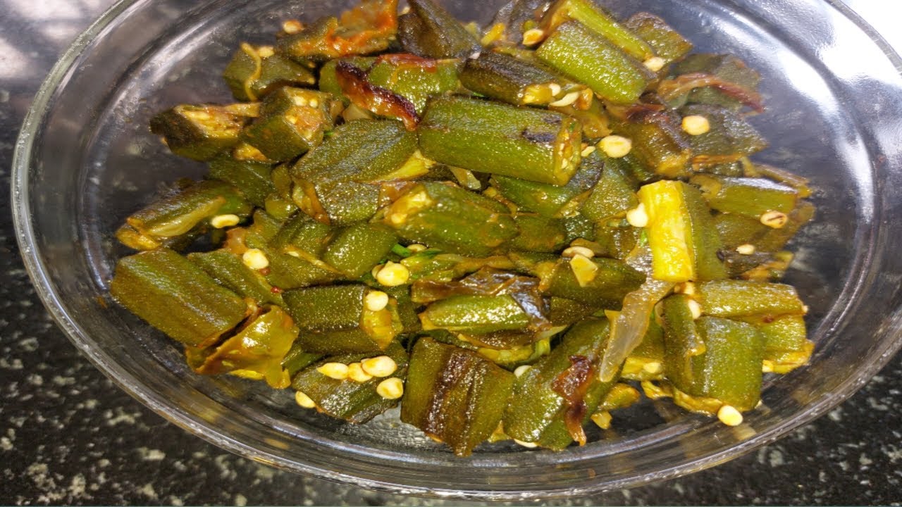 how to make a bhindi fry with minimum ingredients bhindi fry okra