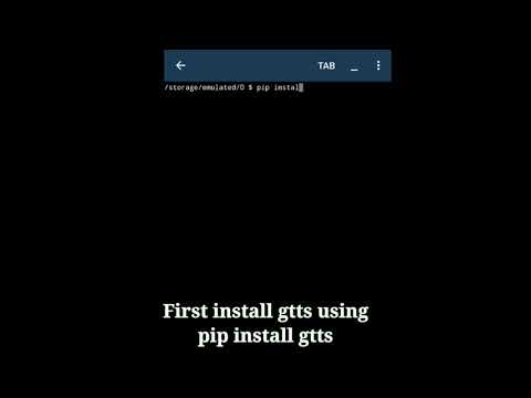 Google text to speech gtts in python #HaCode python Short Program #shorts #20