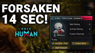 14 Sec Forsaken Giant Build  Voodoo Doll Combo  Once Human