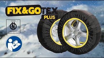 FIX&GOTEX PLUS Fitting Instructions (Textile Snow Chain)
