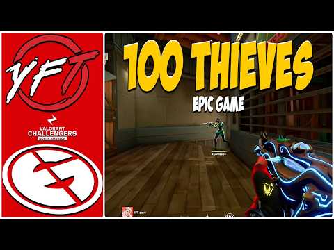 NEW 100T vs EG ACADEMYS EPIC GAME! YFT vs EG - HIGHLIGHTS - VALORANT Challengers NA 2026 | EG vs YFT