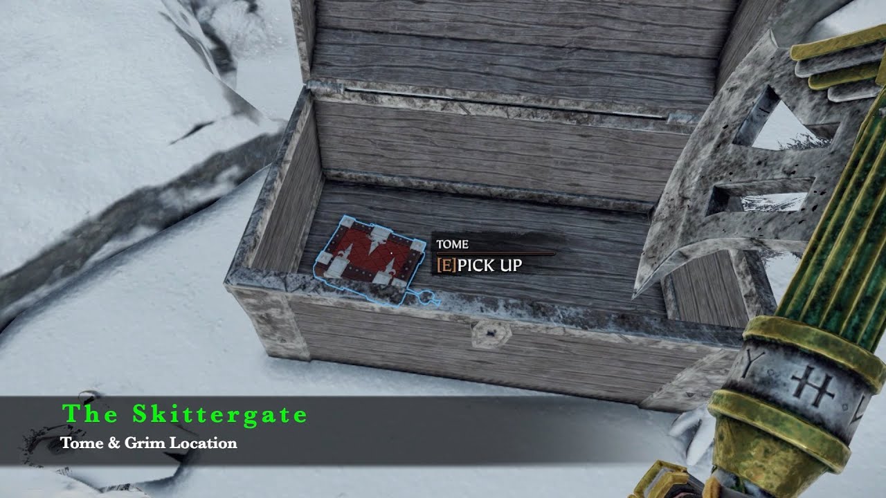 Warhammer: Vermintide 2 - The Skittergate - Tome & Grim locations: gameplay, caption & explanation