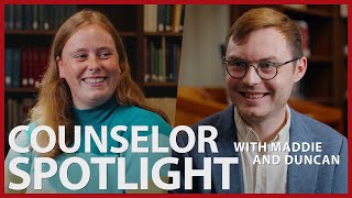 Reed Counselor Spotlight: Maddie and Duncan