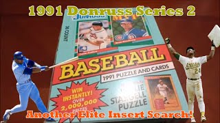 1991 Donruss Baseball Series 2 Elite Insert Search!
