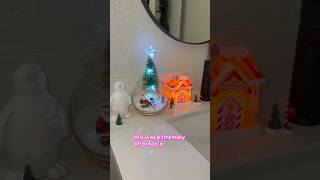 Dollar Tree Christmas village🏡🎄🎁 #dollartreediy #boujeeonabudget #dollartree #christmasvillage