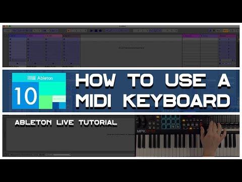 Ableton Live Tutorial- How to use a MIDI Keyboard