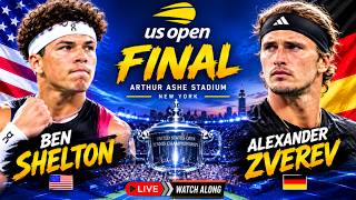US Open Live: Alexander Zverev vs Ben Shelton - Grand Slam US Open Men's Final Tennis Match Live