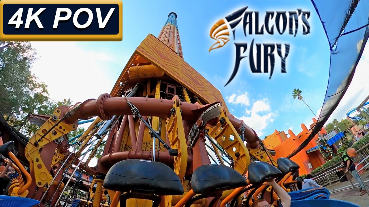 Ярость сокола (4K POV) – Busch Gardens Tampa, Тампа, Флорида