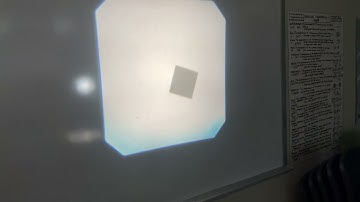 Polarizing filter demonstration with overhead projector