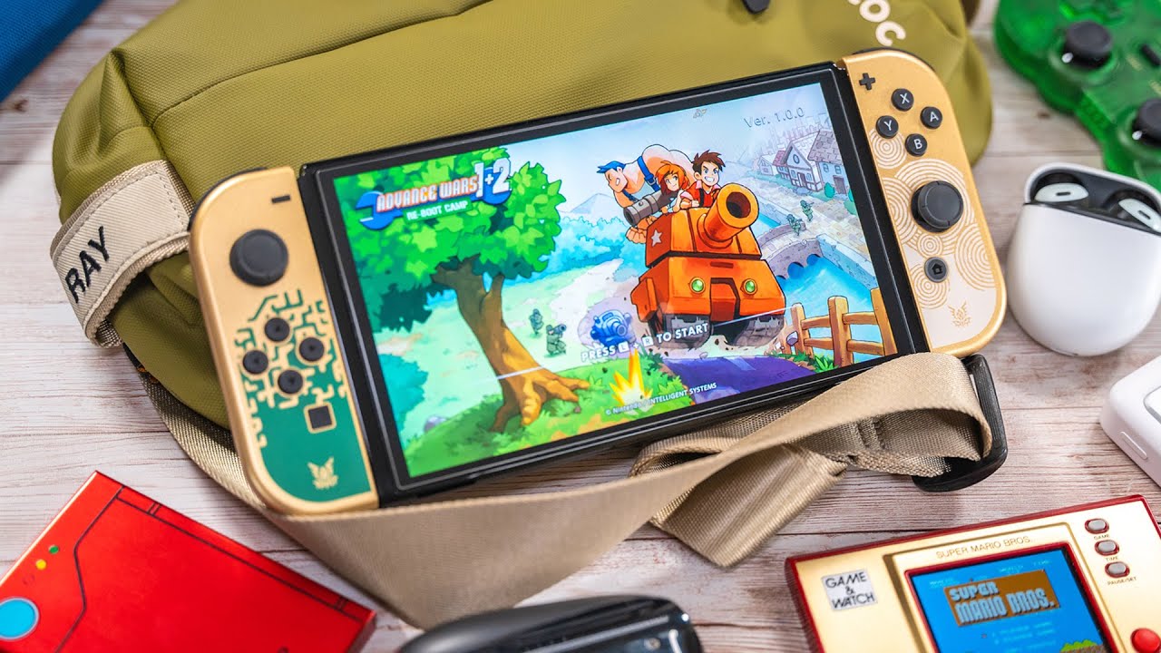 What's in my Nintendo Switch Gaming Sling Bag 2023!? The ULTIMATE