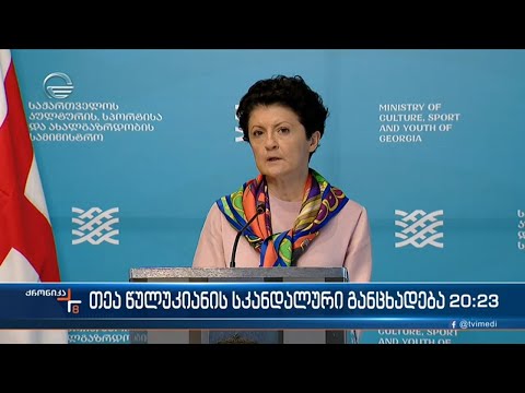 ვინ და რატომ ცდილობდა თავდასხმას თეა წულუკიანზე - მინისტრის სკანდალური განცხადება