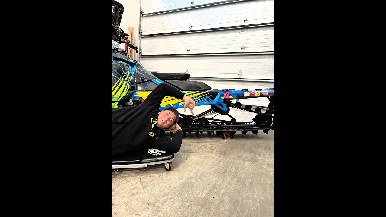 Skidoo snowmobile skid removal! How to do it FAST! YouTube