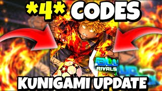 WORKING CODES FOR KUNIGAMI UPDATE IN BLUE LOCK RIVALS! ALL WORKING CODES FOR BLUE LOCK RIVALS ROBLOX