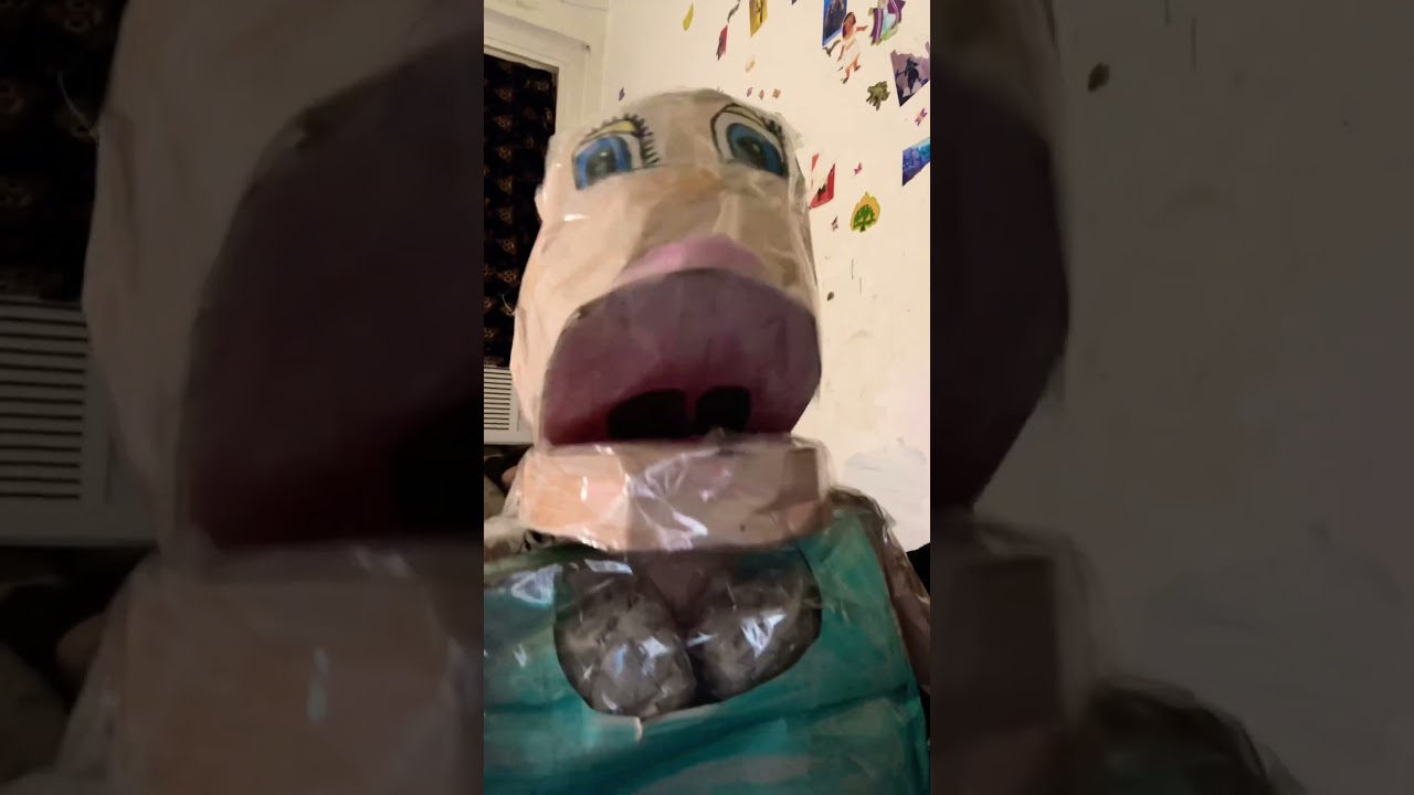 DIY PAPER SML PUPPETS…I THOUGHT ME AND MY BROTHER SHOULD REMAKE OUR FIRST VIDEO 🤣🥹 
