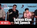 Salman Khan Full Speech | Fun Night With Team Tubelight | Tubelight 2017