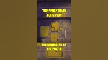 Introduction to the puzzle | A NOOB plays The Pedestrian Blind Playthrough