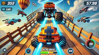 Monster Truck Stunt Racing - Car Game - Android Gameplay  05😍 screenshot 4