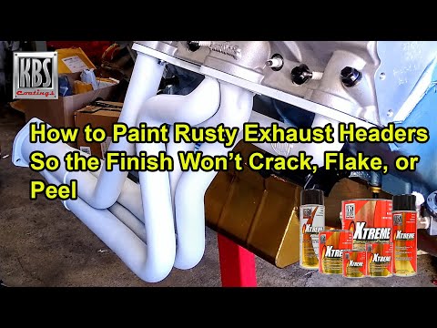How to Paint Rusty Exhaust Headers So the Finish Will Not Flake