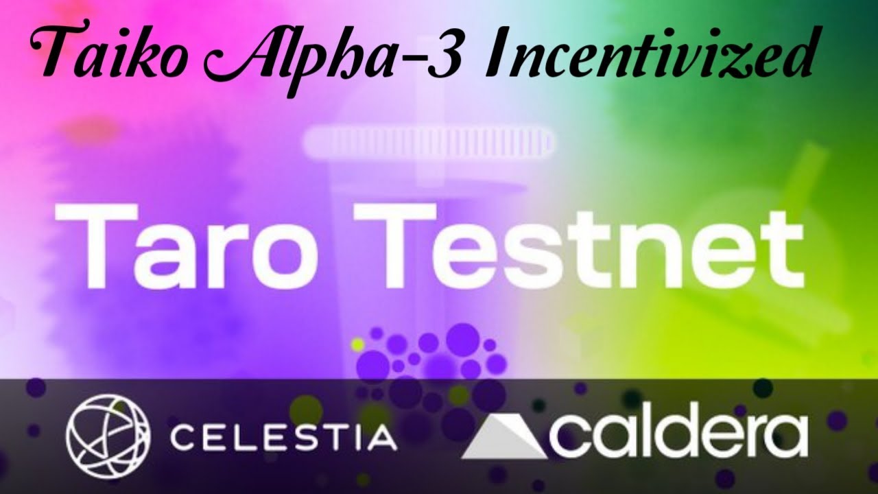 TARO Potential Testnet TAIKO Incentivized Testnet 3 || No Investment 🚀 ...