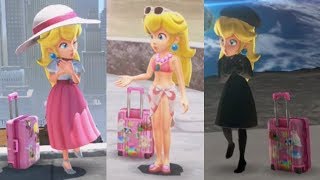 Super Mario Odyssey - All Peach Locations & Power Moons