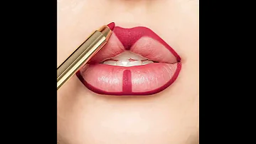 افضل واسهل طريقة لوضع الروج Lipstick روج تتوريال شفايف Makeup 