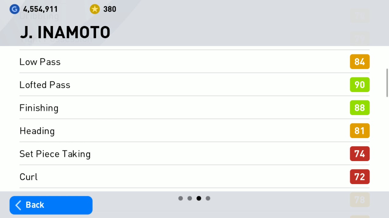 J Inamoto J. Inamoto Max Level PES 2021 Mobile - YouTube