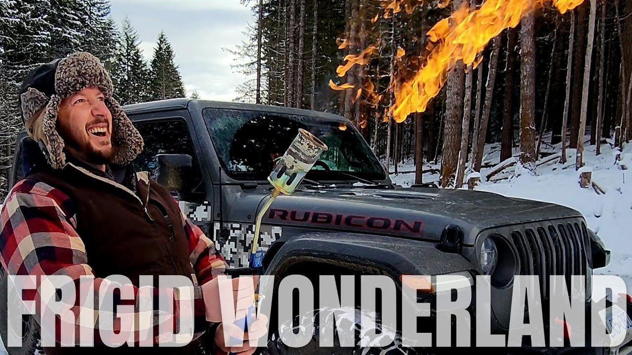 Jeep Rubicon Tackles The Snow